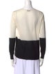 Joseph Cashmere Colorblock Pattern Sweater