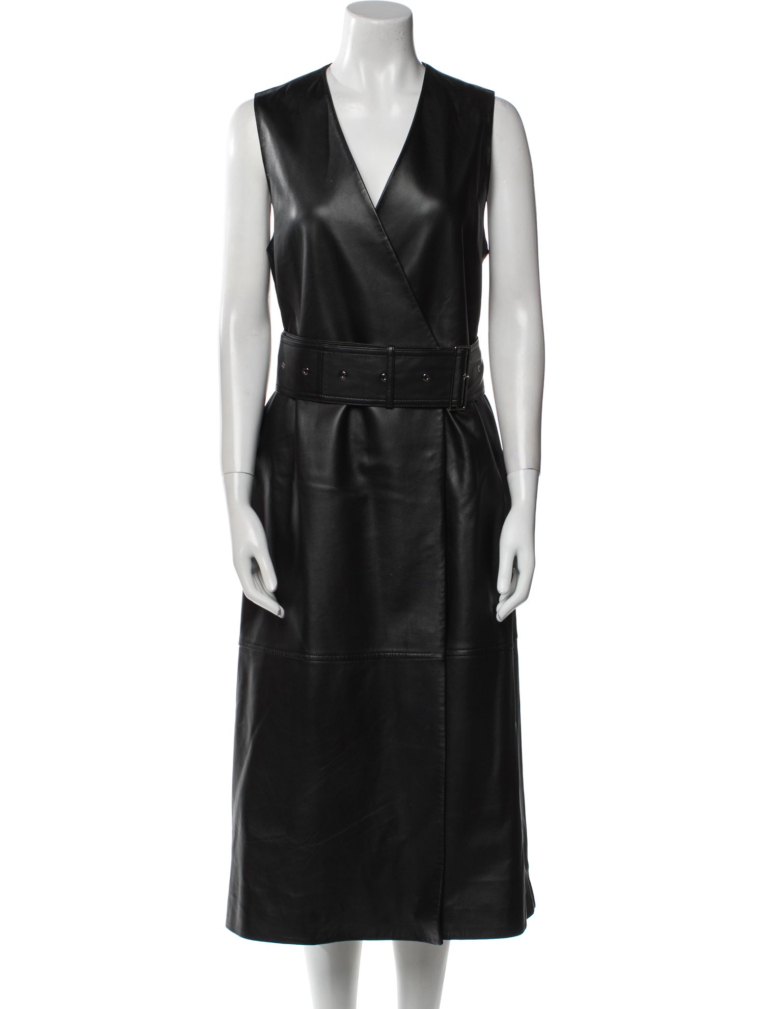 Joseph Lambskin Long Dress