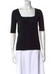 Joseph Virgin Wool Square Neckline Sweater