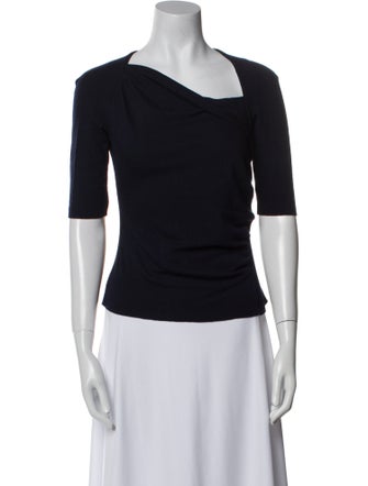 Joseph Wool One-Shoulder Top