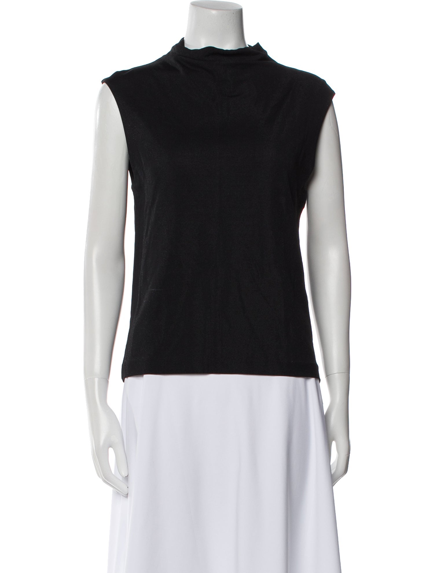 Joseph Mock Neck Sleeveless Top