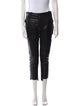 Joseph Lambskin Straight Leg Pants