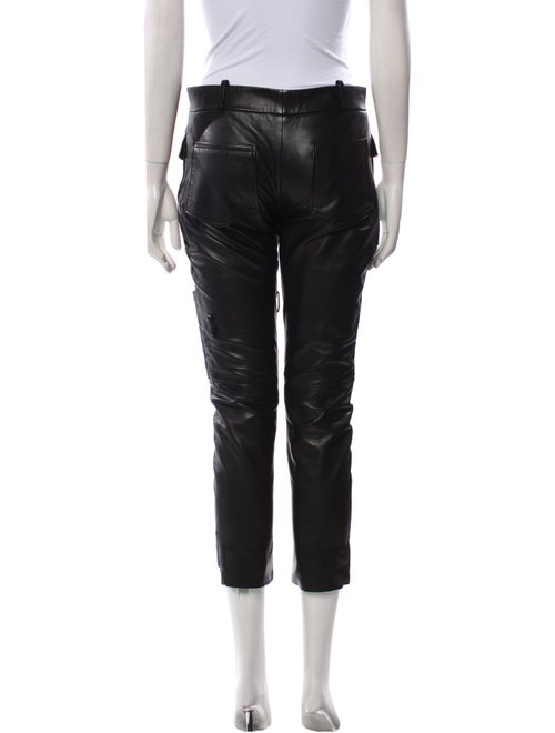 Joseph Lambskin Straight Leg Pants