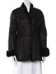 Joseph Leather Faux Fur Jacket