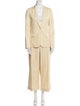 Joseph Silk Pleated Accents Pantsuit