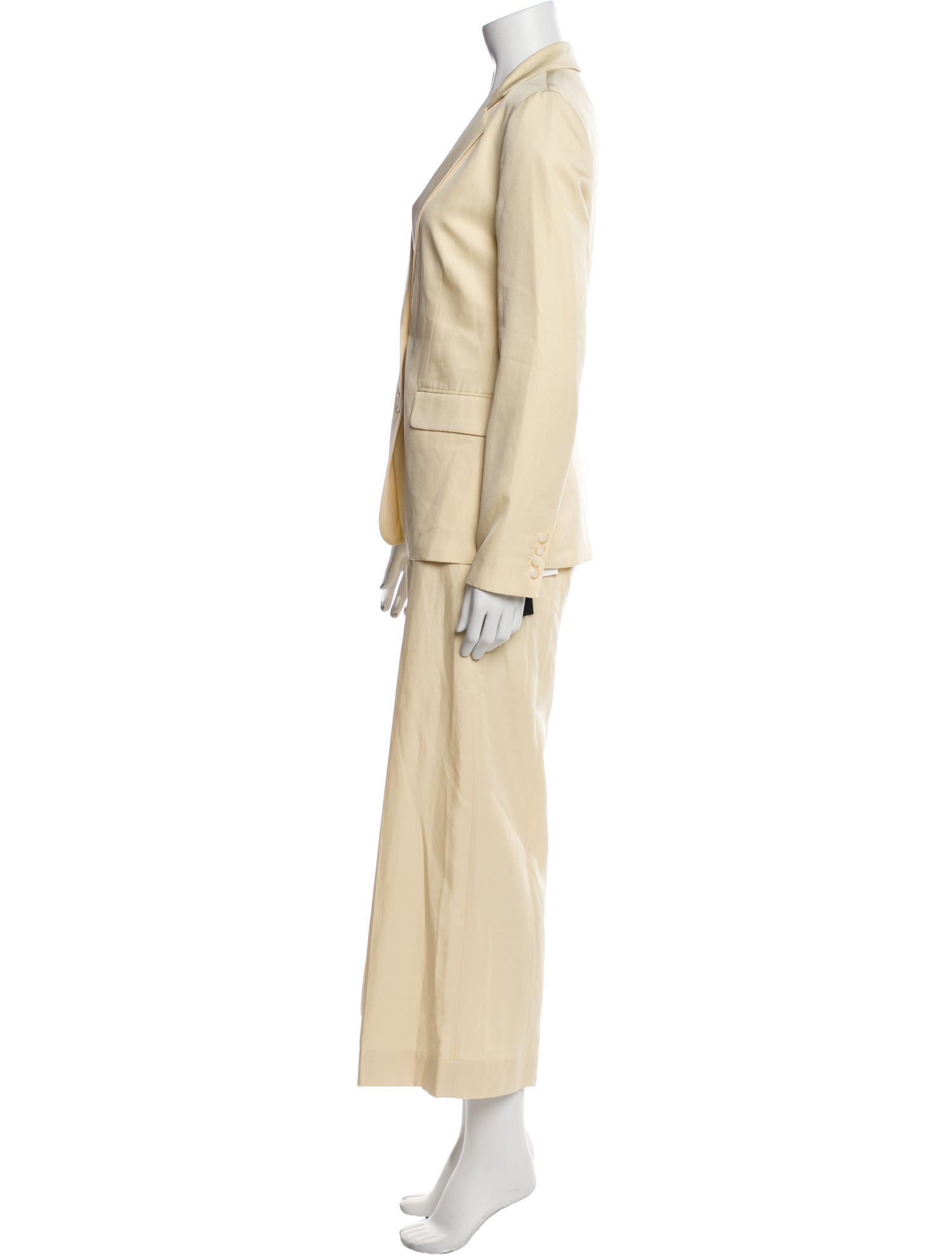 Joseph Silk Pleated Accents Pantsuit