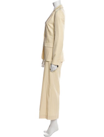 Joseph Silk Pleated Accents Pantsuit