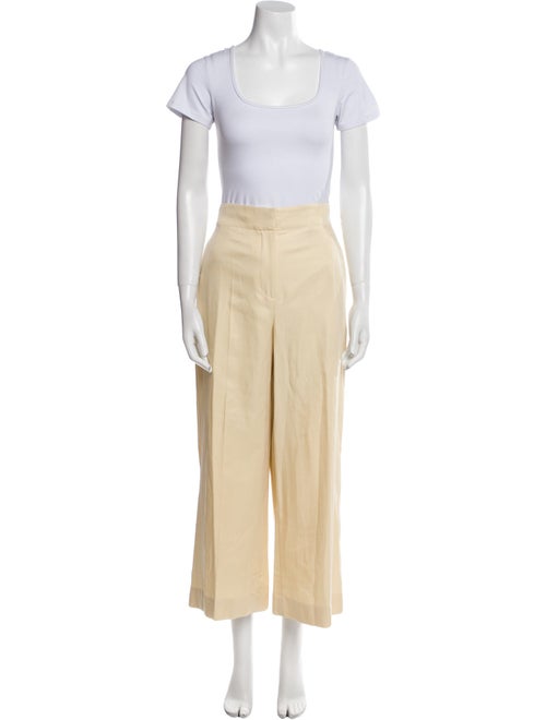 Joseph Silk Pleated Accents Pantsuit