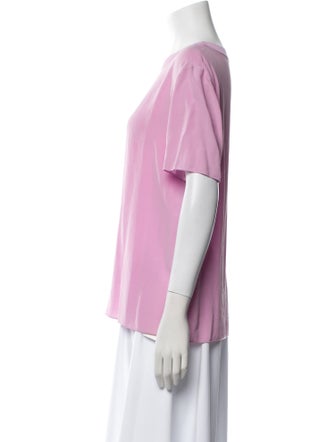 Joseph Silk Bateau Neckline T-Shirt