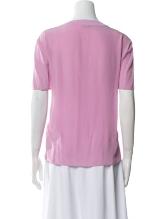Joseph Silk Bateau Neckline T-Shirt