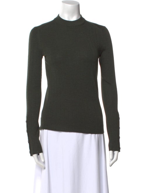 Joseph Merino Wool Mock Neck Top