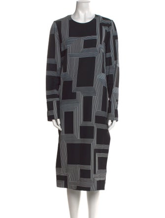 Joseph Printed Midi Length Dress