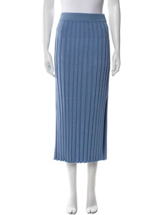 Joseph Striped Midi Length Skirt