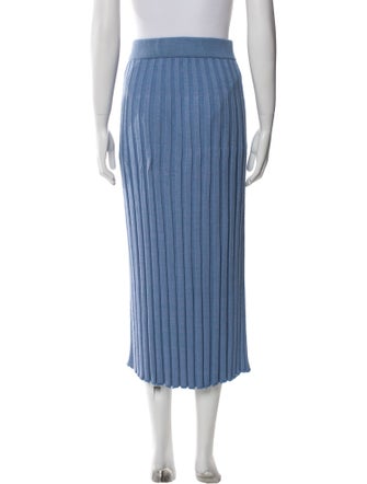 Joseph Striped Midi Length Skirt