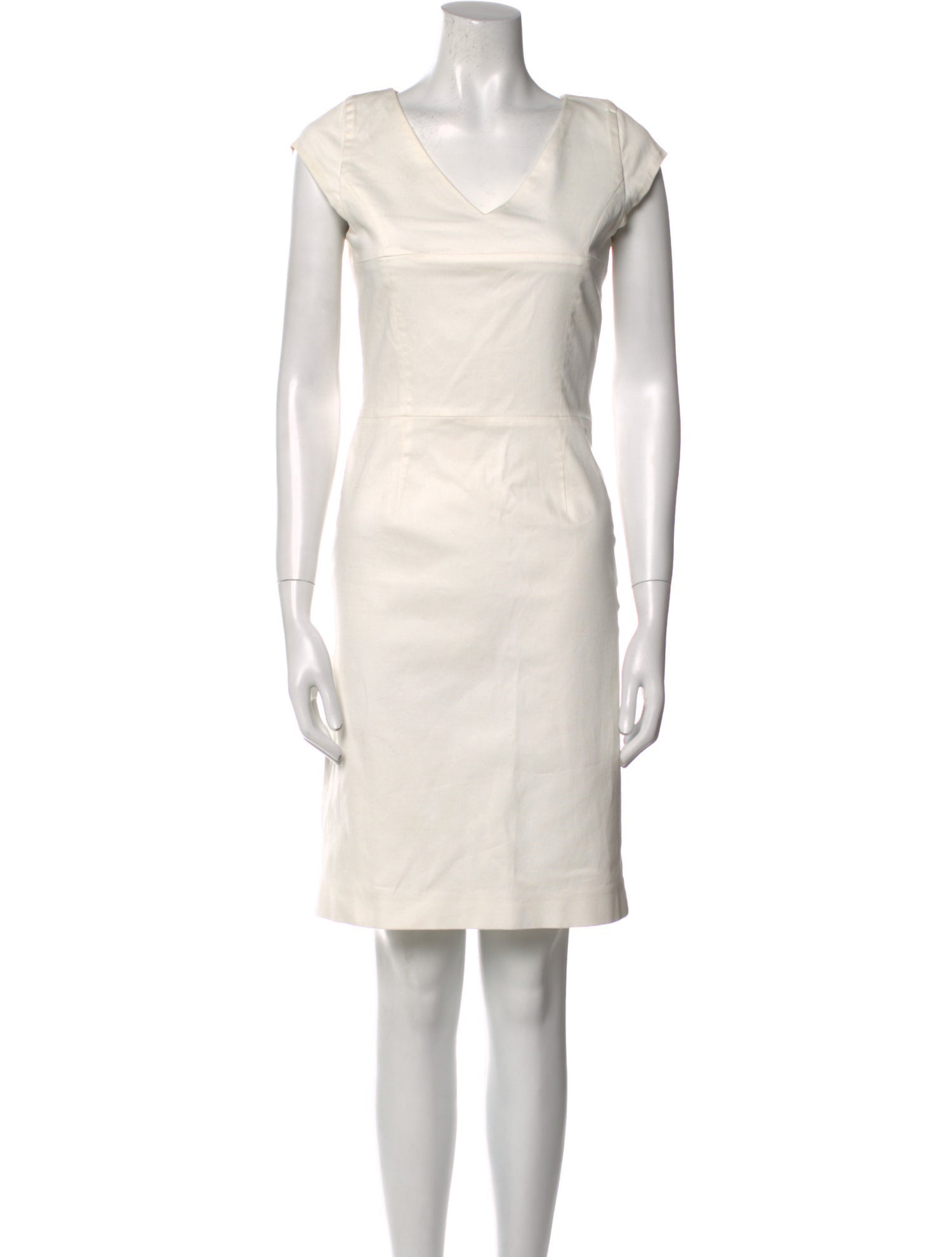 Joseph V-Neck Knee-Length Dress