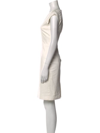 Joseph V-Neck Knee-Length Dress