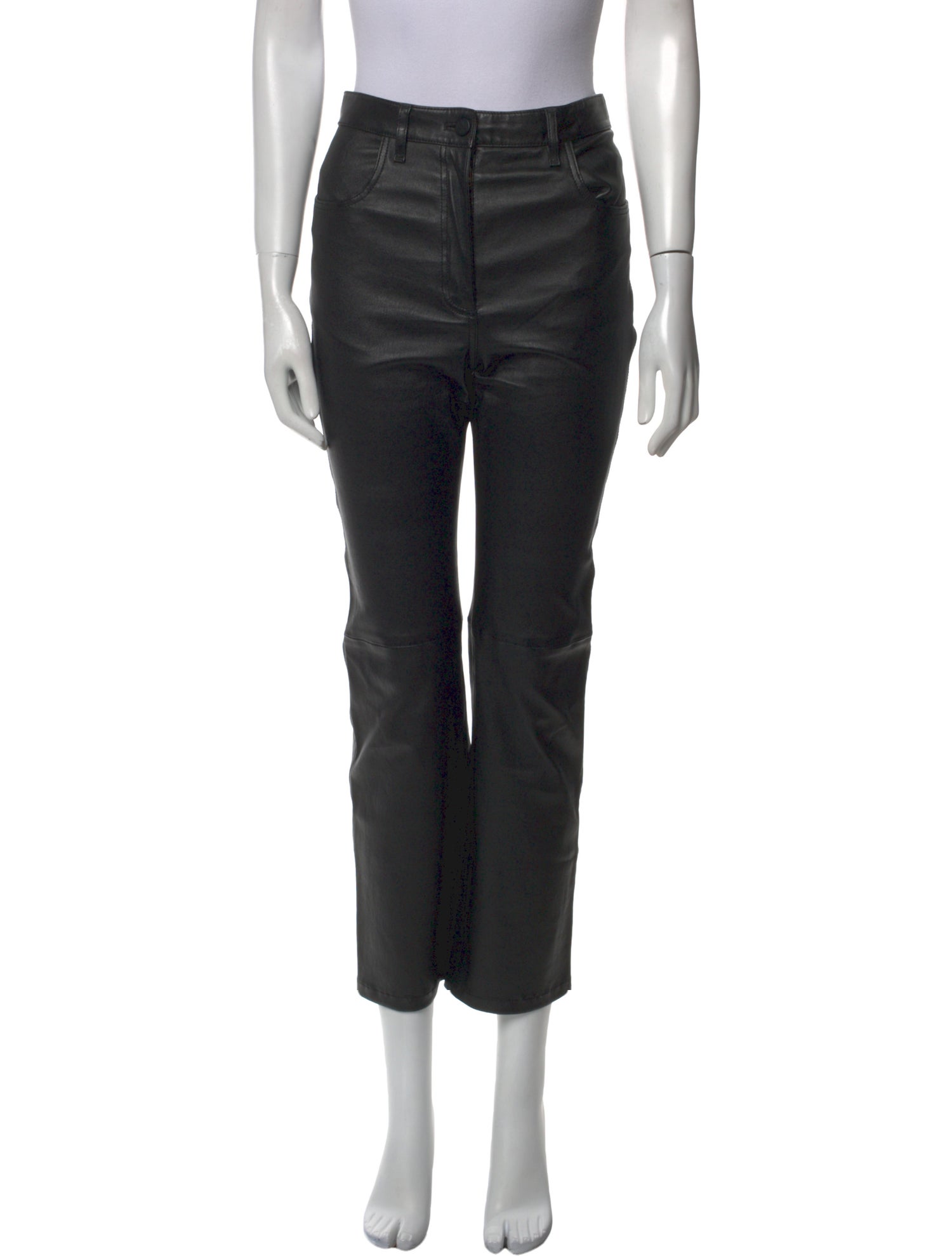 Joseph Lambskin Wide Leg Pants