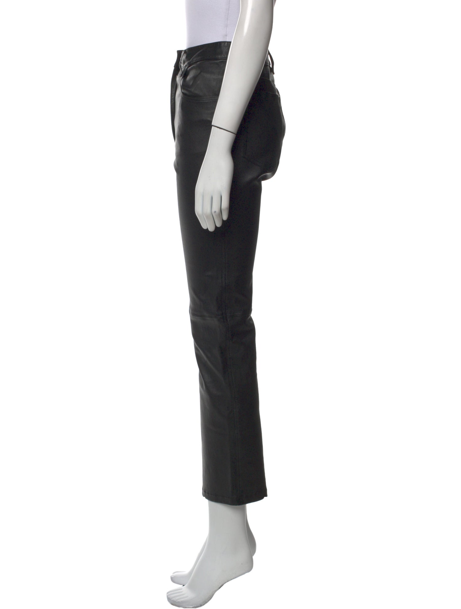 Joseph Lambskin Wide Leg Pants