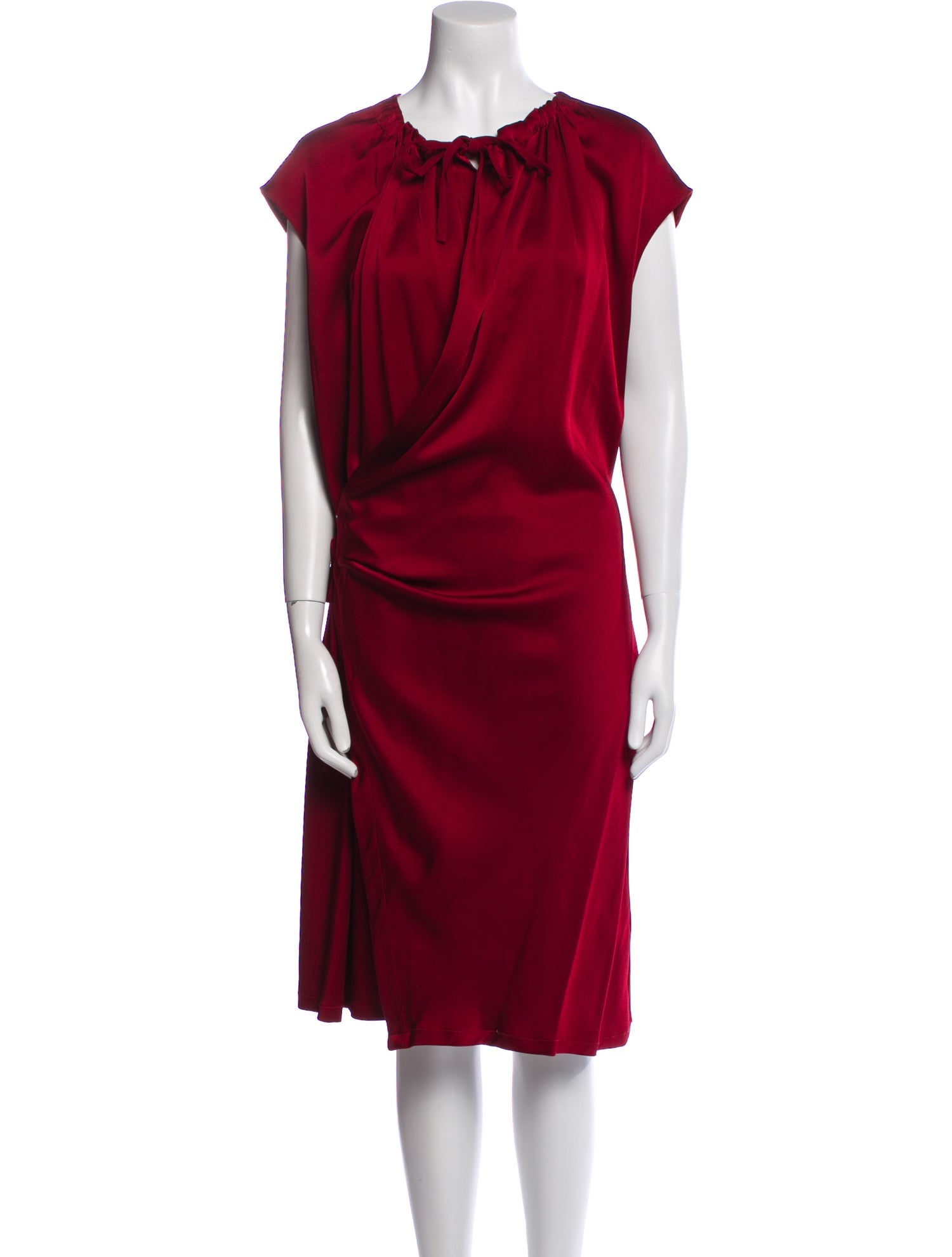 Joseph Cowl Neck Midi Length Dress w/ Tags