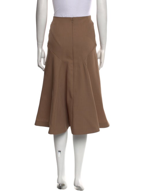 Joseph Pleated Accents Knee-Length Skirt