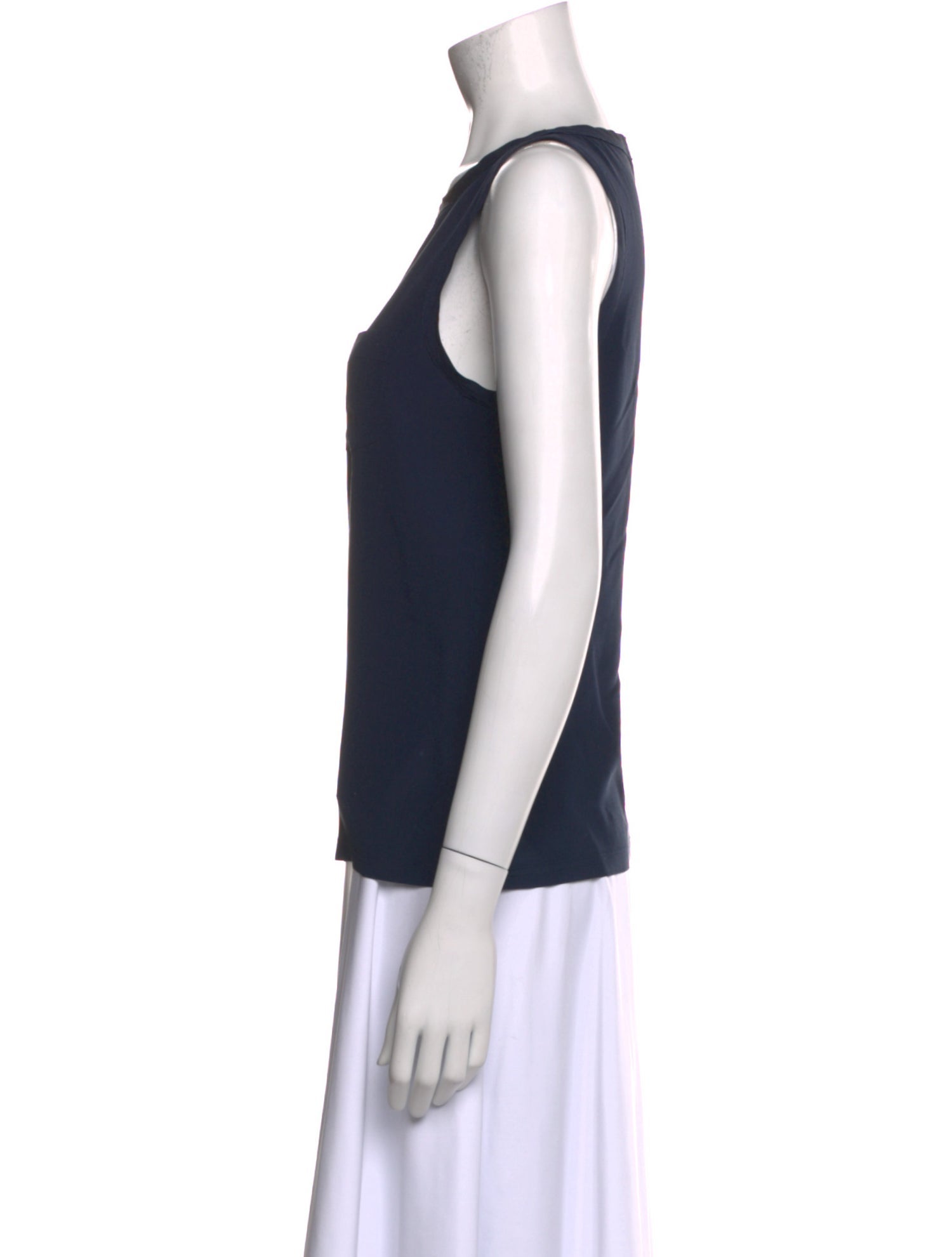 Joseph Silk Scoop Neck Top