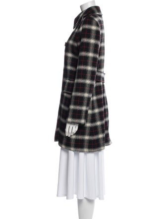 Joseph Plaid Print Coat