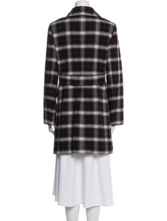 Joseph Plaid Print Coat