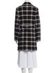 Joseph Plaid Print Coat