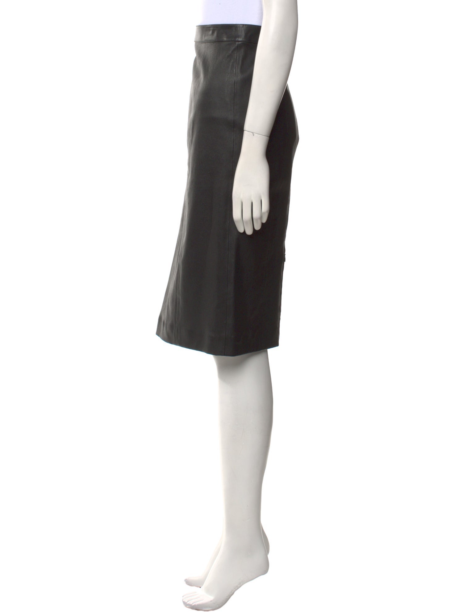 Joseph Lambskin Knee-Length Skirt