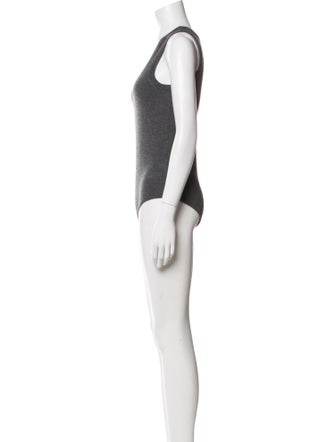 Joseph Cashmere Scoop Neck Bodysuit