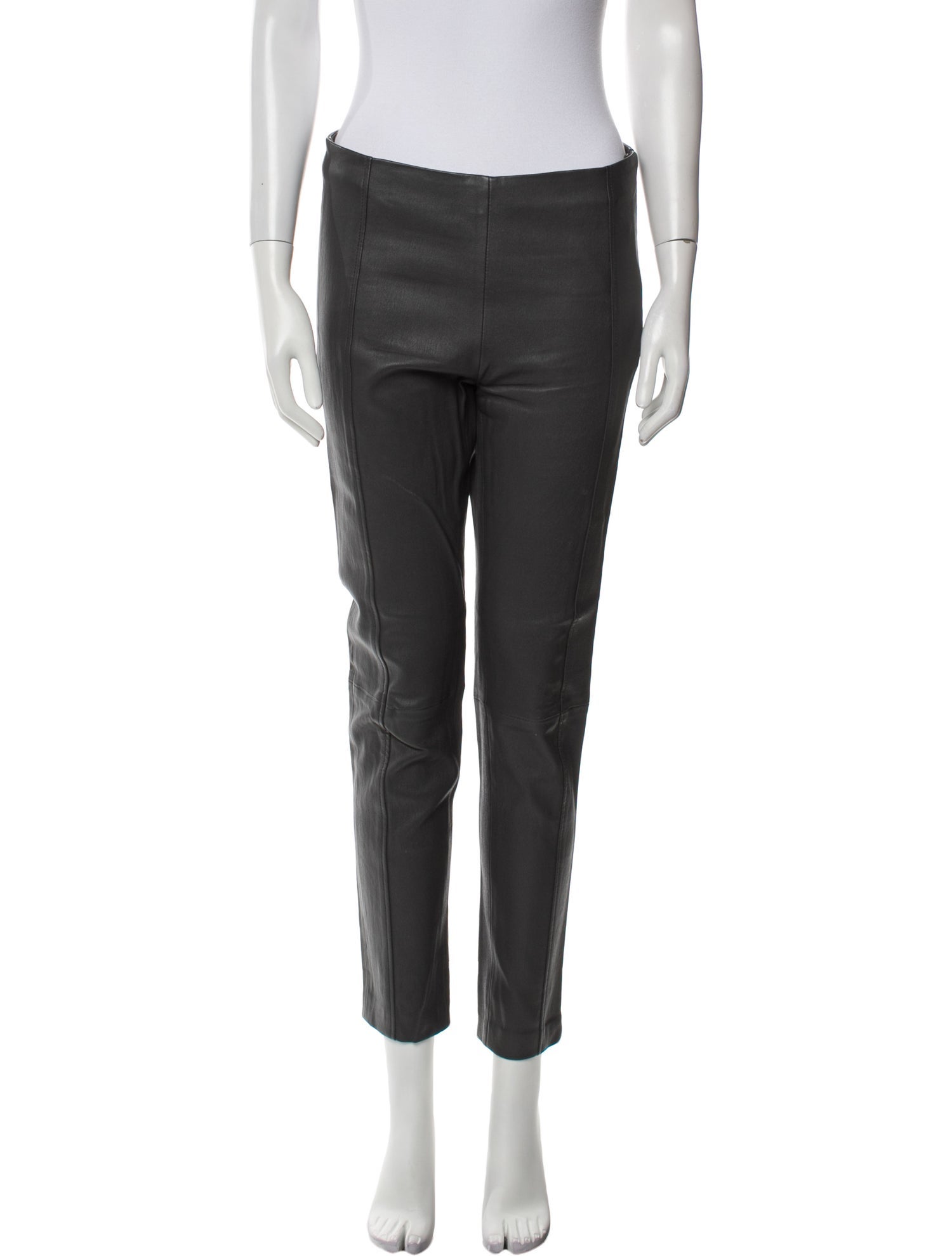 Joseph Lambskin Skinny Leg Pants