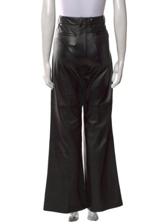 Joseph Lambskin Wide Leg Pants