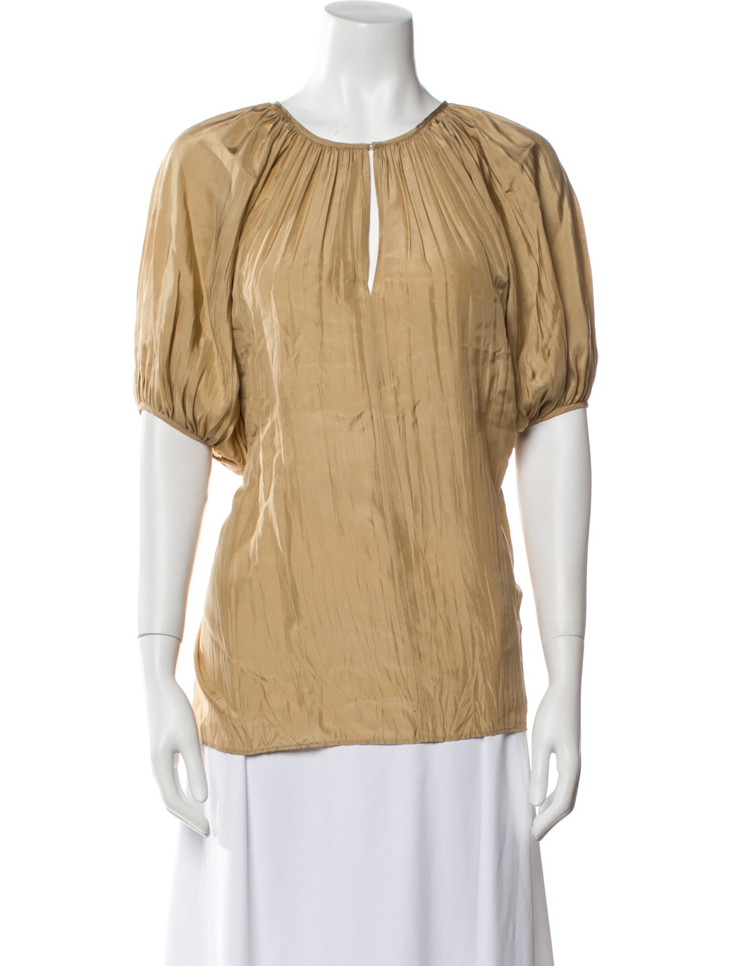 Joseph Silk Scoop Neck Blouse