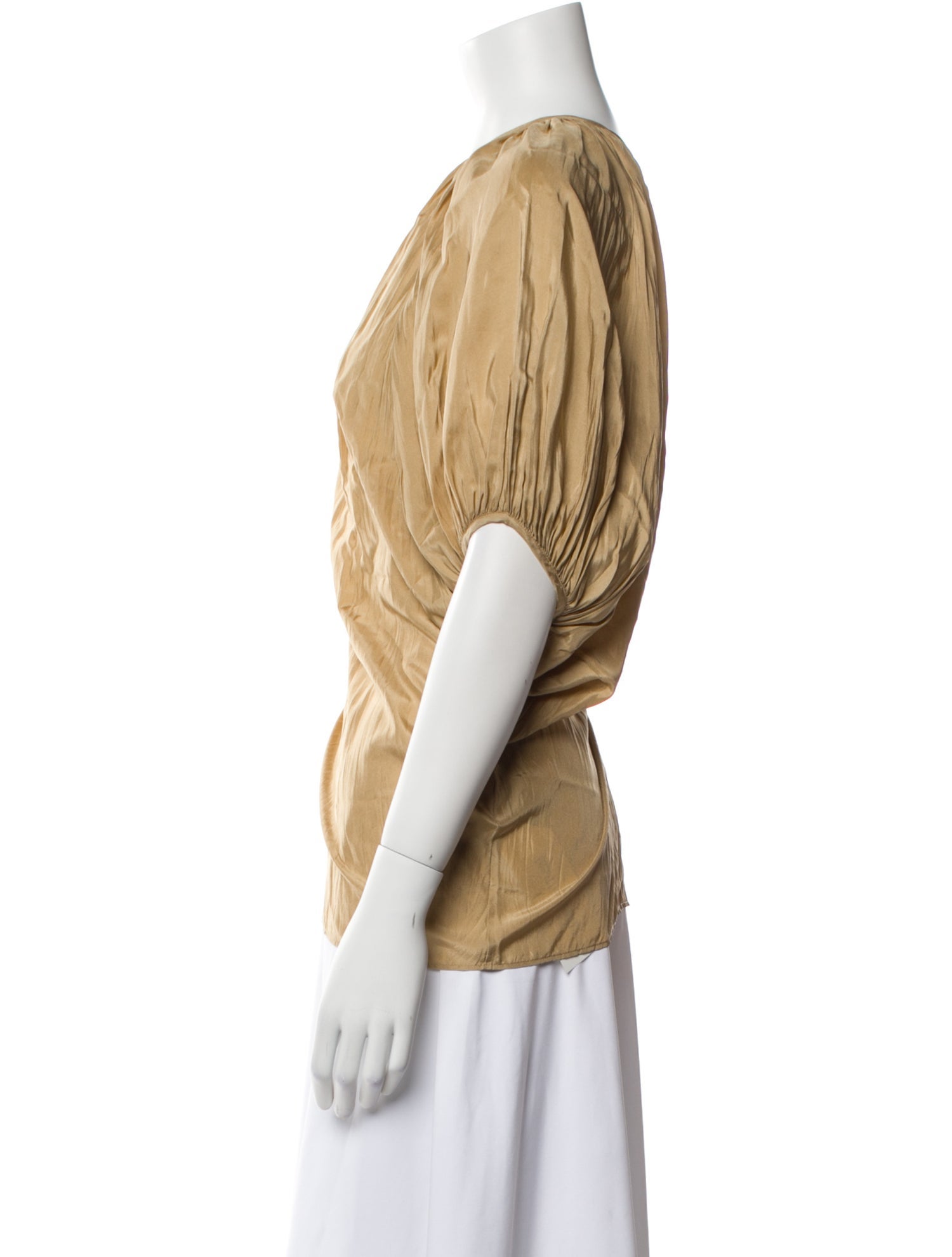 Joseph Silk Scoop Neck Blouse