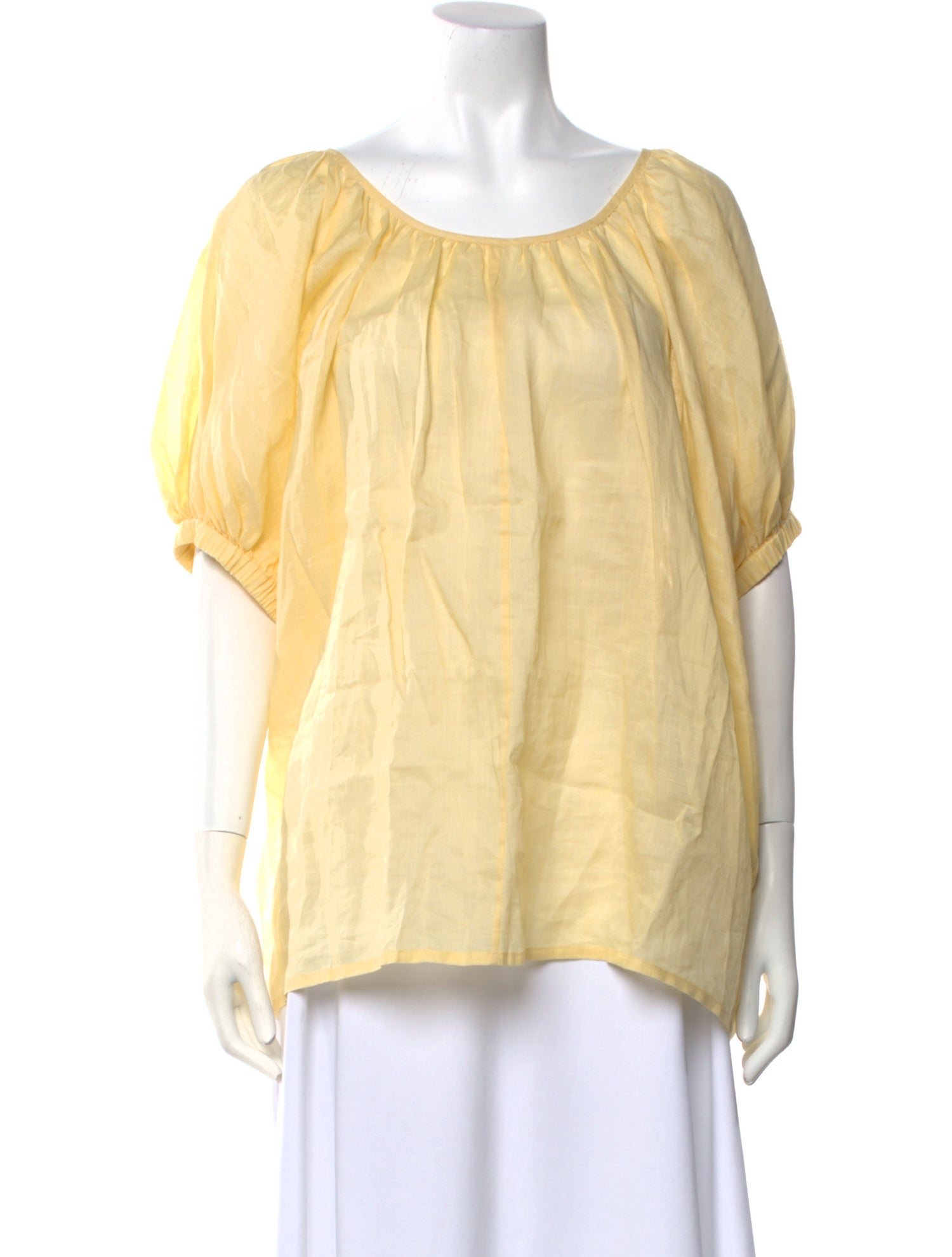 Joseph Scoop Neck Short Sleeve Blouse w/ Tags