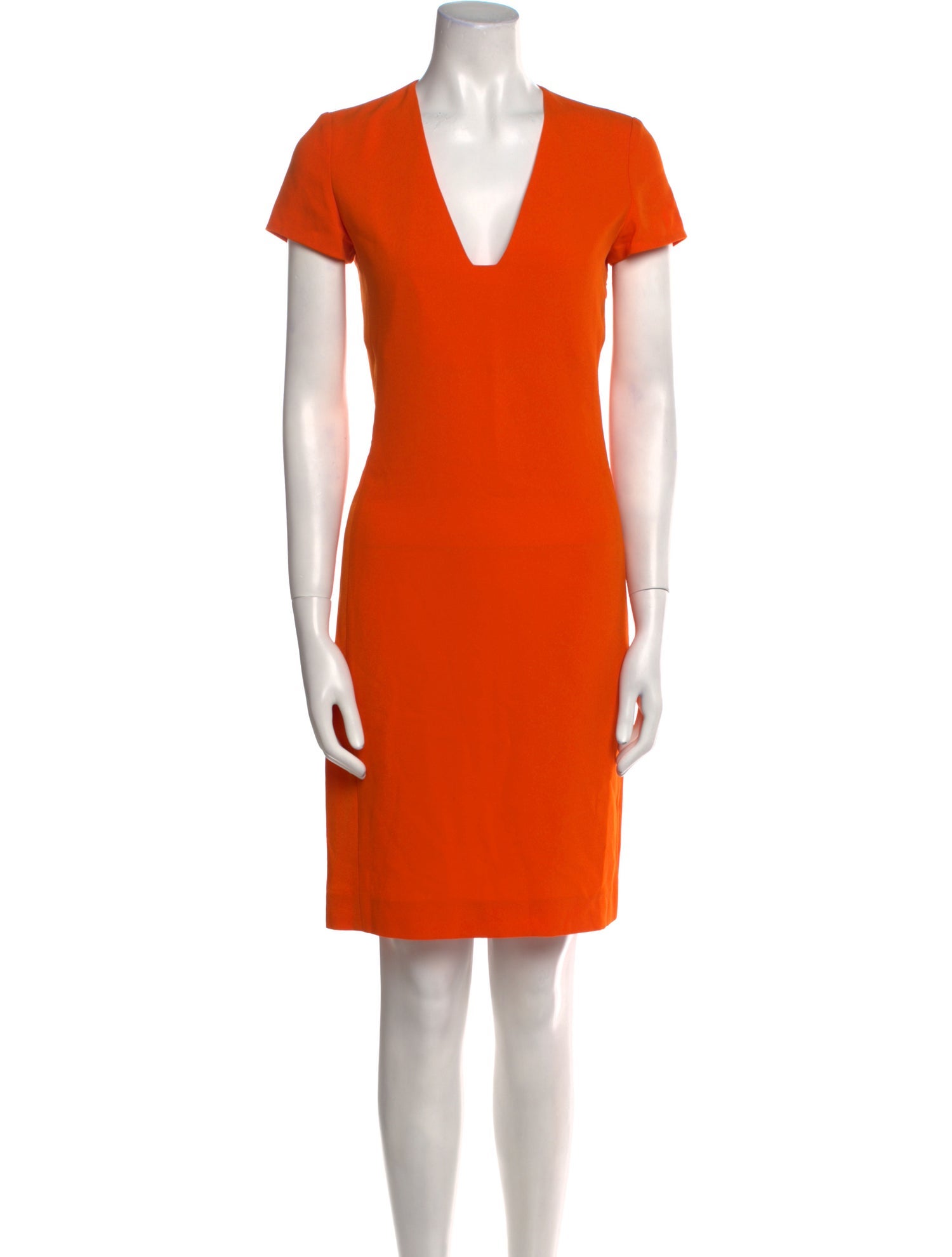 Joseph V-Neck Knee-Length Dress