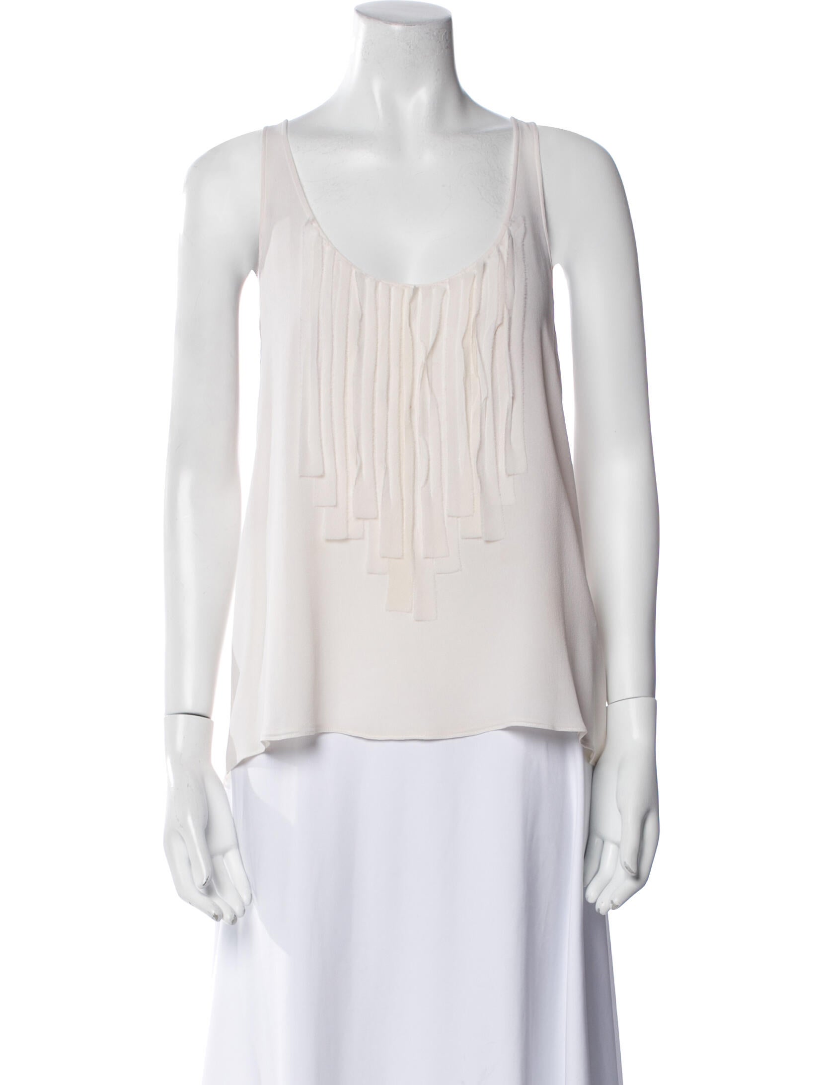 Joseph Silk Scoop Neck Top