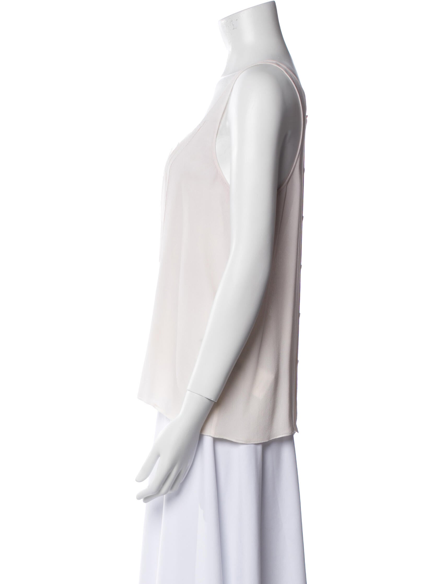 Joseph Silk Scoop Neck Top