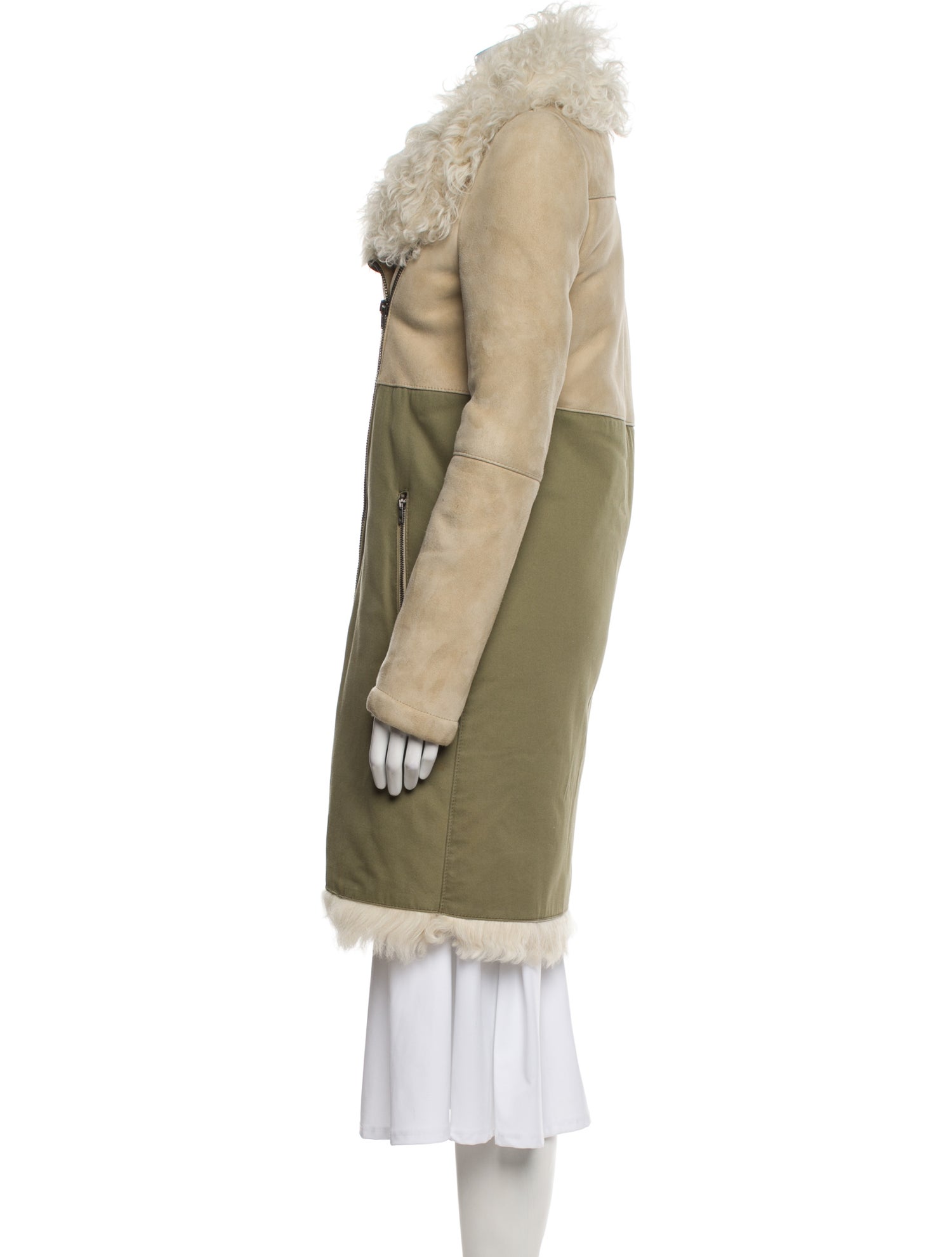 Joseph Lamb Fur Faux Fur Coat