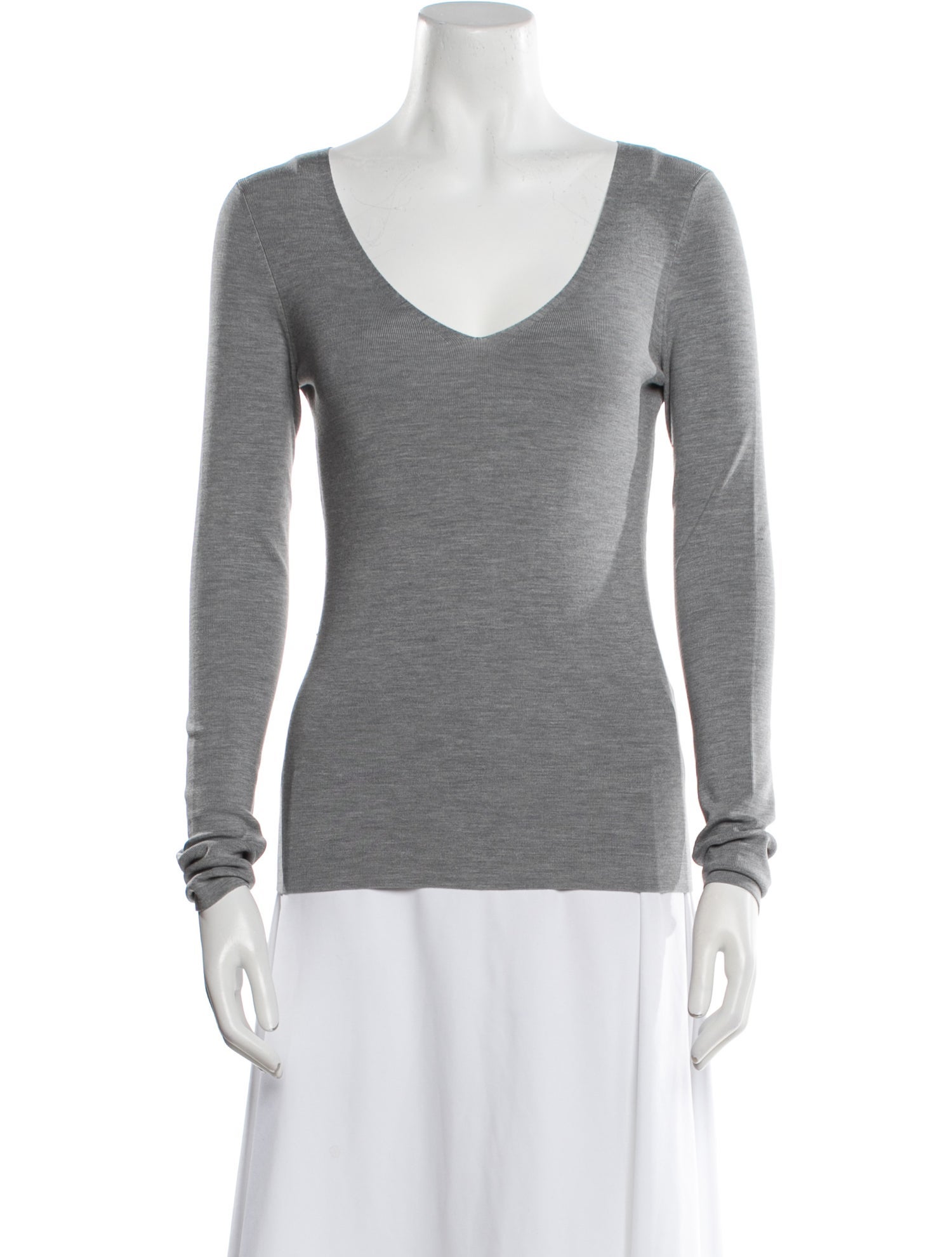 Joseph Silk V-Neck T-Shirt