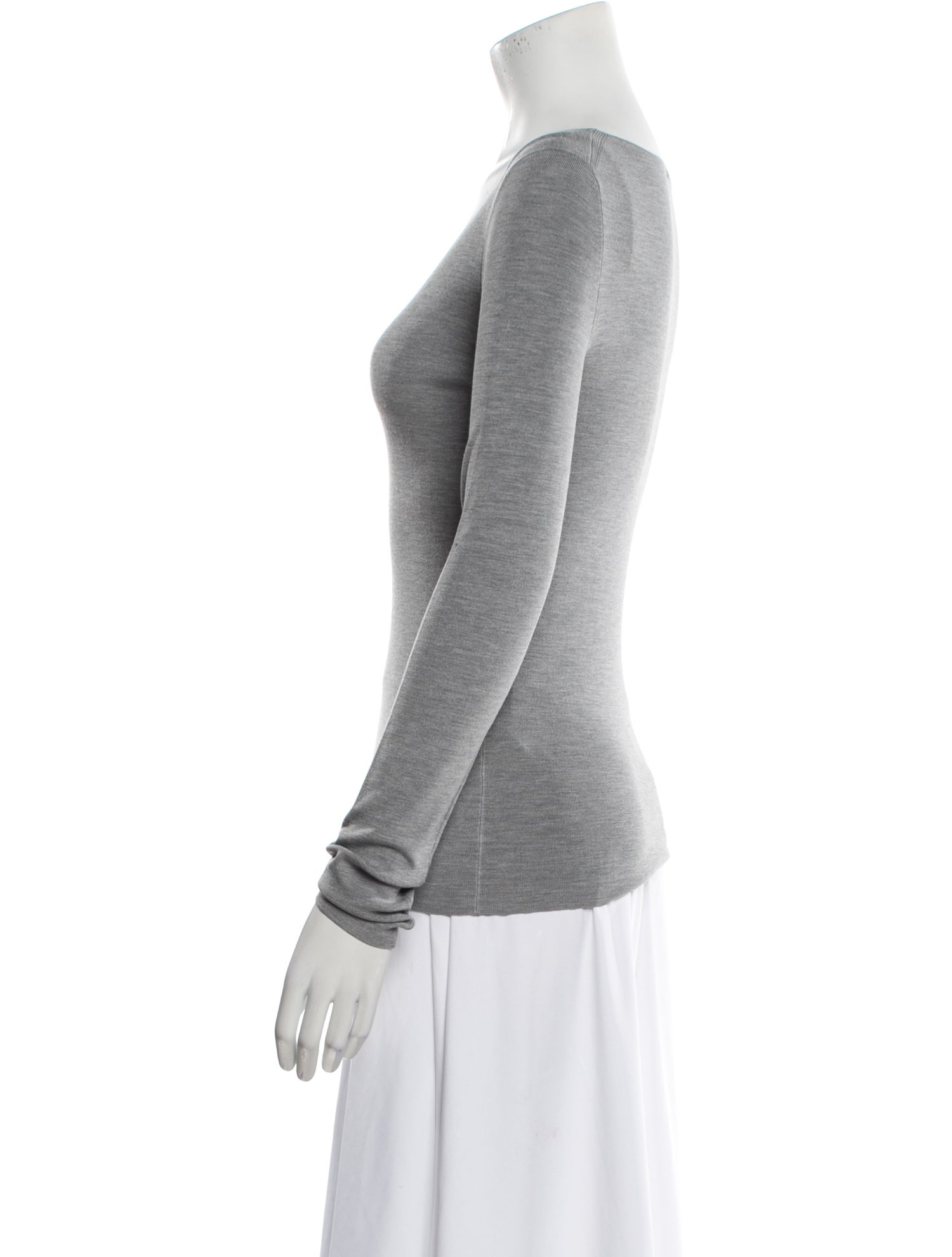 Joseph Silk V-Neck T-Shirt