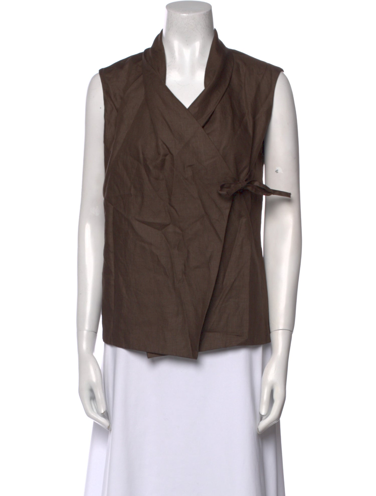 Joseph V-Neck Sleeveless Blouse
