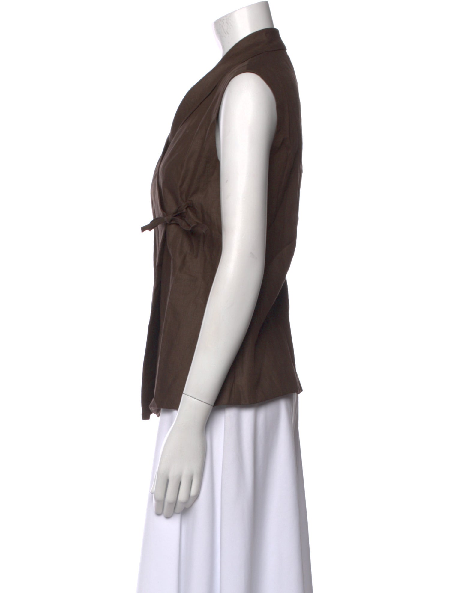 Joseph V-Neck Sleeveless Blouse