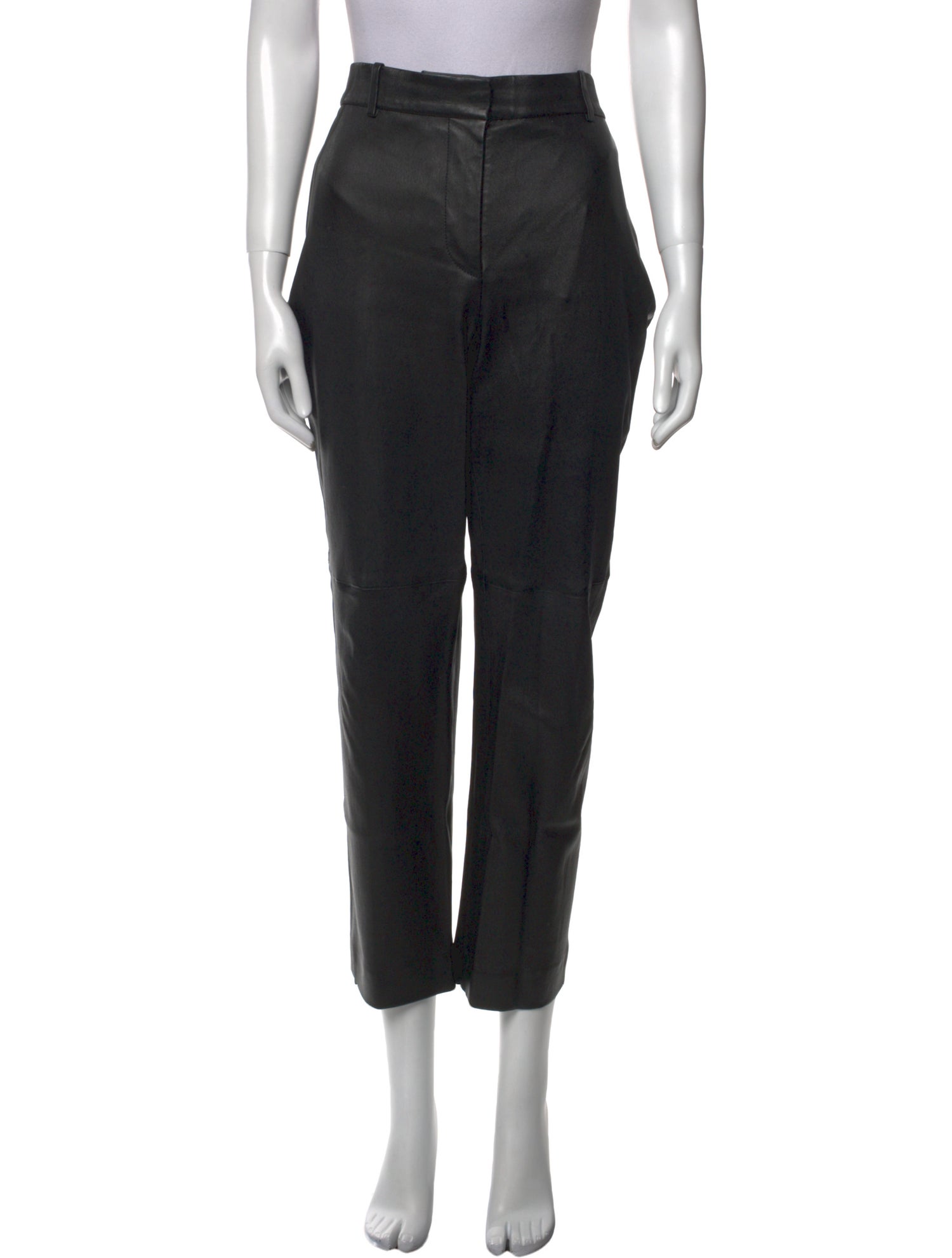 Joseph Lambskin Straight Leg Pants