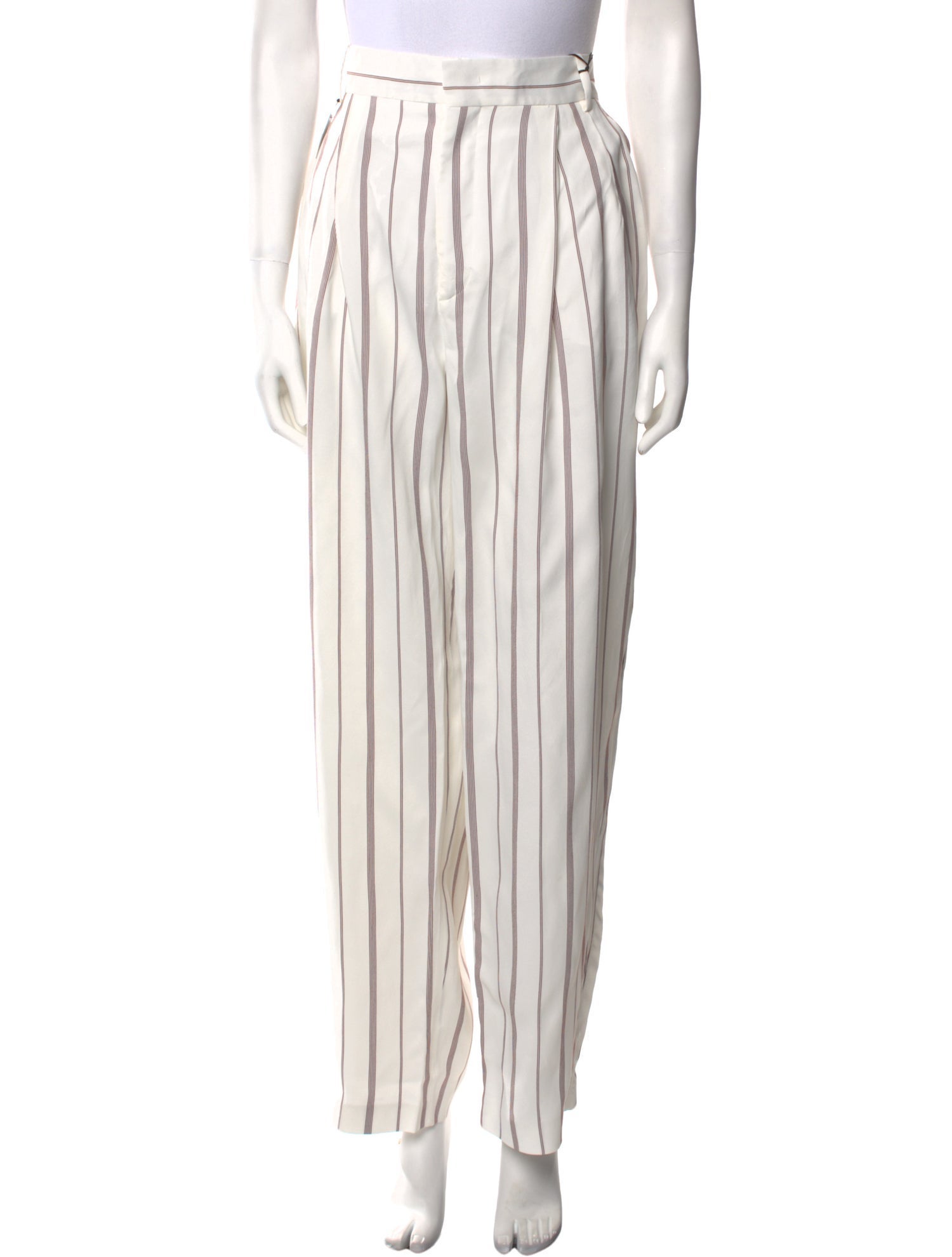 Joseph Striped Wide Leg Pants