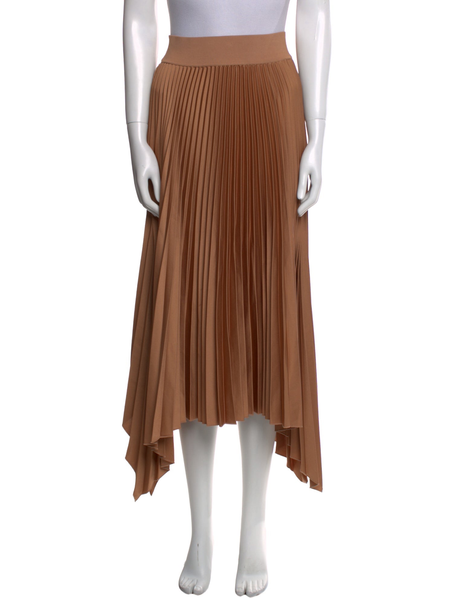Joseph Pleated Accents Midi Length Skirt