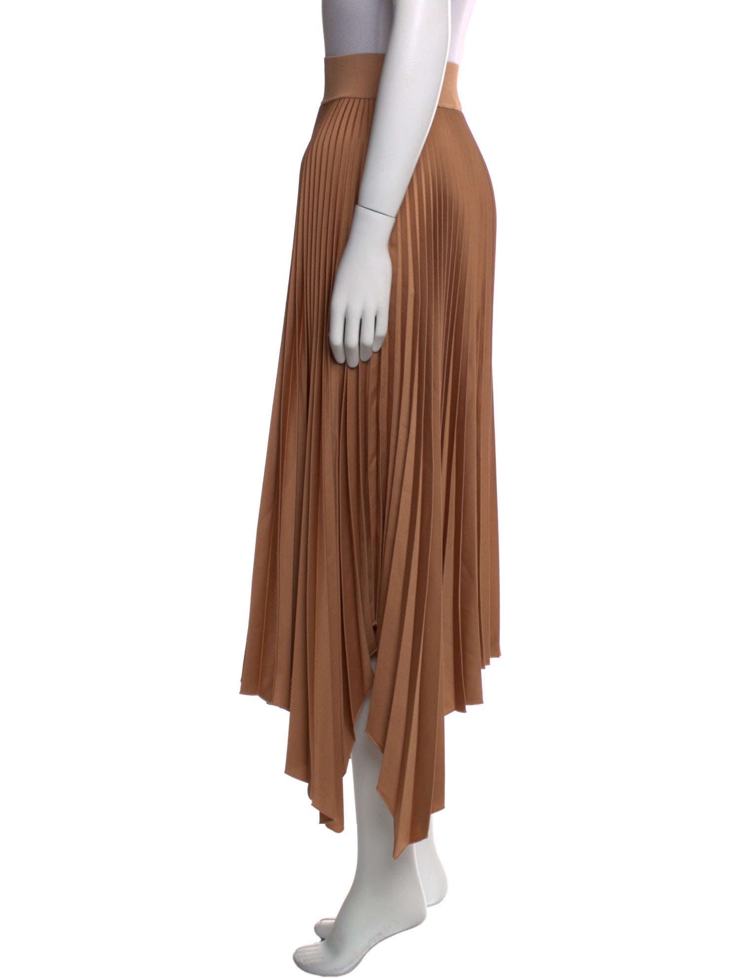 Joseph Pleated Accents Midi Length Skirt