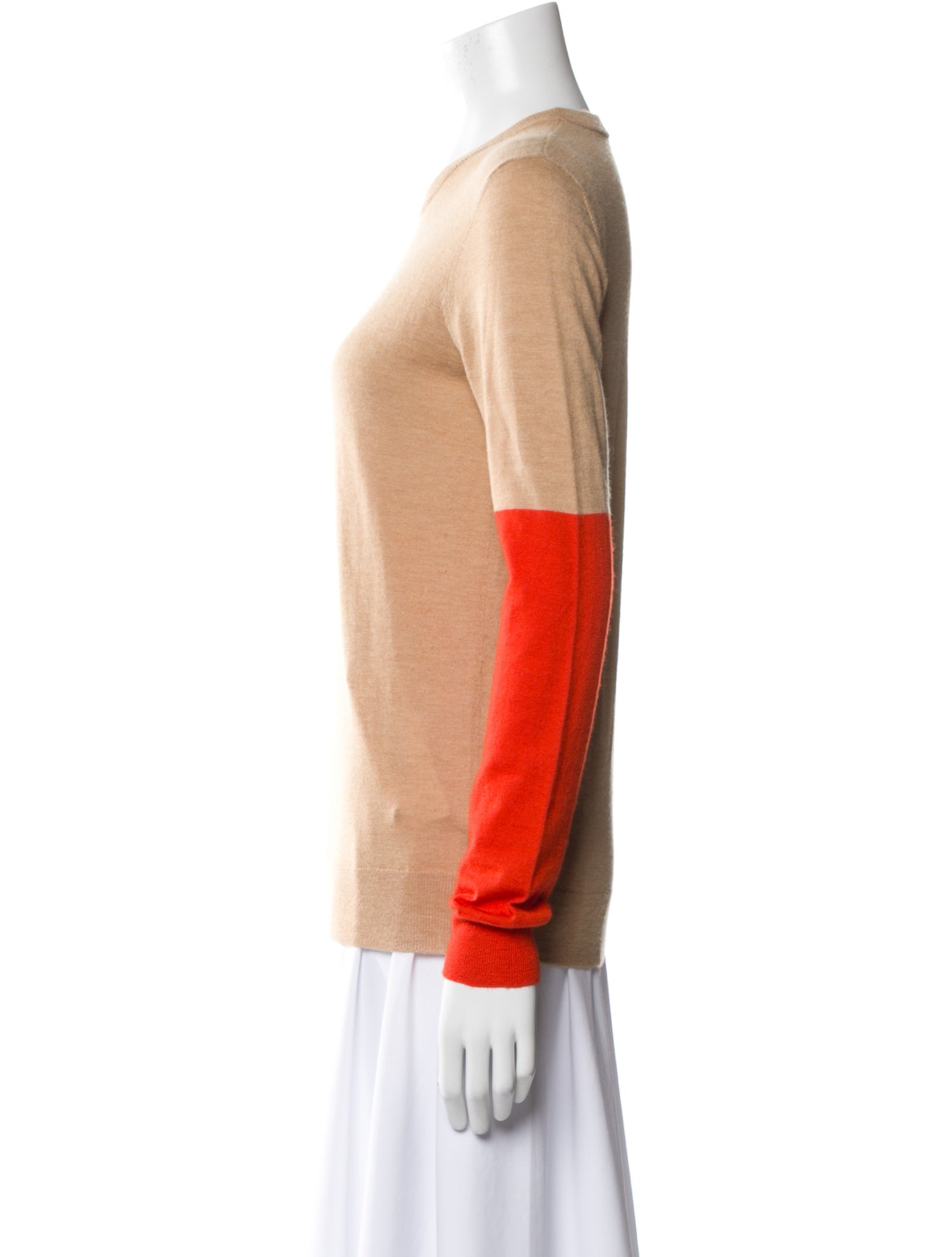 Joseph Cashmere Colorblock Pattern Sweater