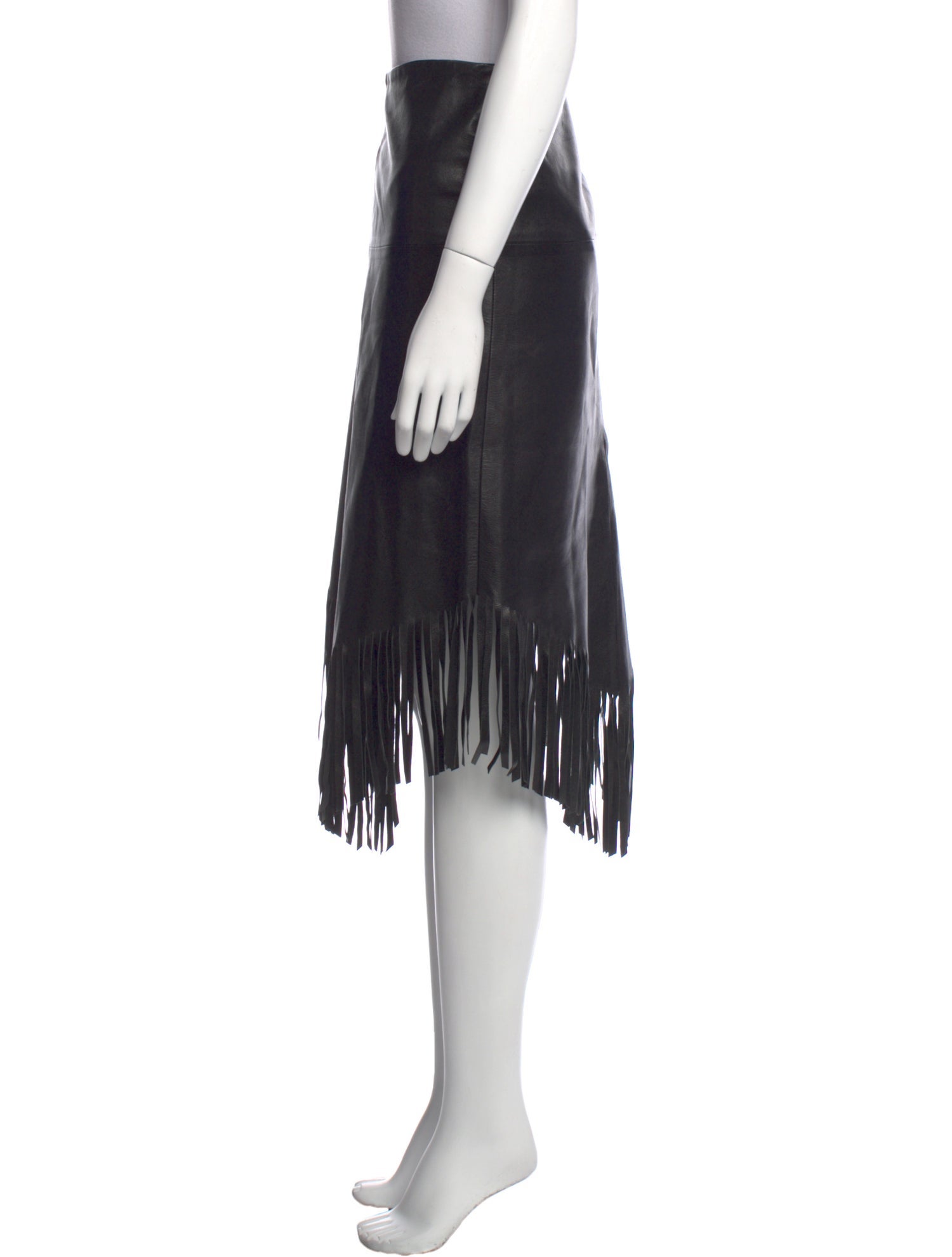 Joseph Leather Midi Length Skirt