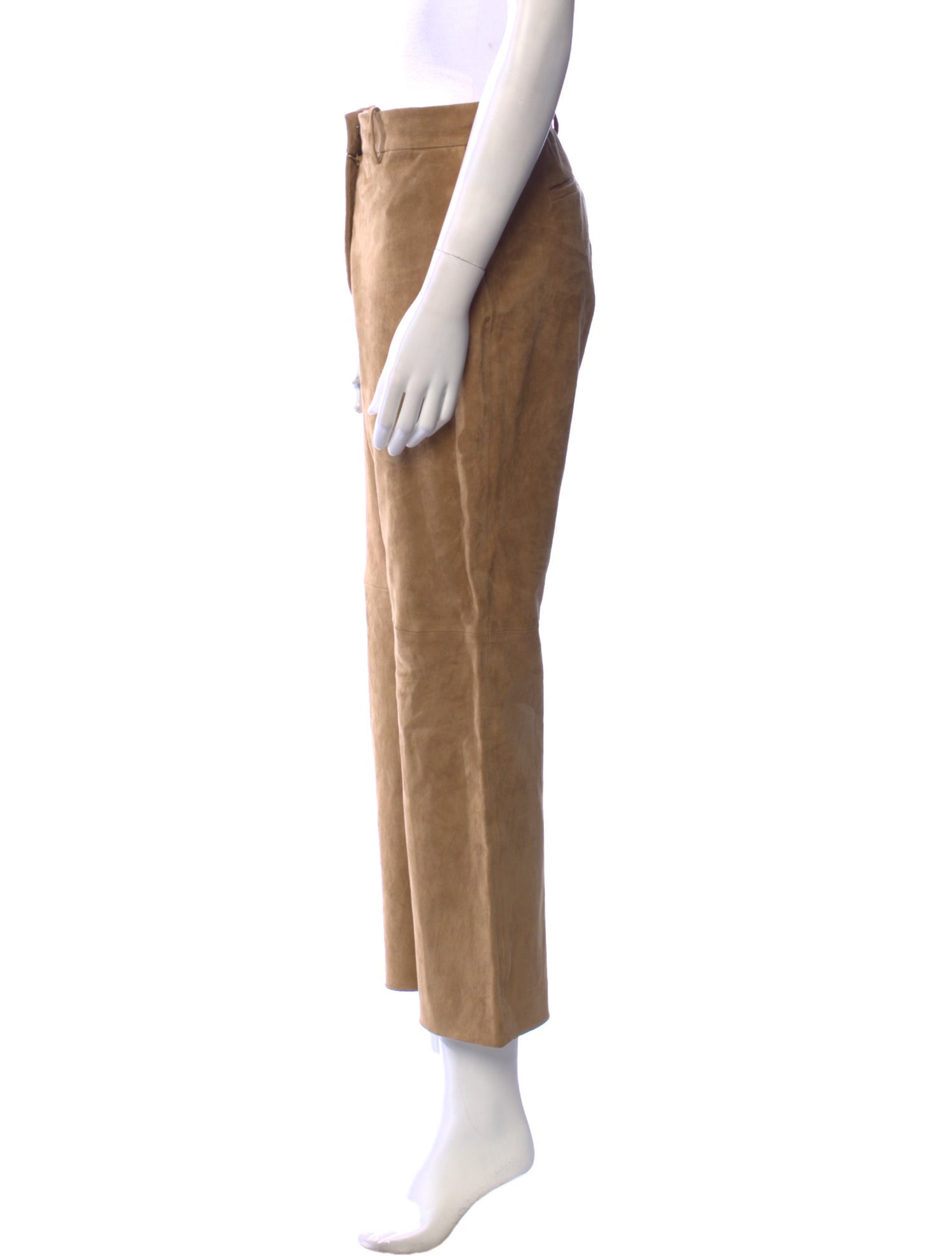 Joseph Lambskin Wide Leg Pants